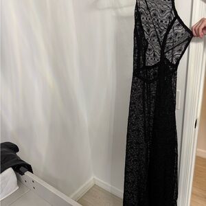 Elegant Black Lace Dress